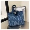 Bolso de Carta Transfronterizo de Gran Capacidad para Mujer Primavera y Verano Nuevo Moda Celebridad de Internet Bolso Tote de Hombro para Salir Bolso de Compras Portátil