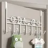 Estante de Almacenamiento con Gancho para Puerta Personalizado para Uso Doméstico, Gancho para Ropa sin Taladro para Dormitorio y Cocina, Gancho Multifuncional para Abrigos