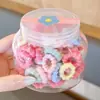 Gomas para el Pelo de Niñas, Ligas para el Pelo de Toalla, Cuerdas Pequeñas para el Pelo de Niñas, Cuerdas de Pelo de Alta Elasticidad que No Dañan el Pelo, Accesorios para el Pelo de Bebés
