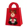 Bolsa de Manzana Navideña de Amazon Bolsa de Regalo de Nochebuena Dulce de Manzana Bolso de Fieltro Navideño Personalizado