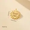 Acessórios de Joias Materiais Artesanais Metal Incrustado Zircônia Pingente Redondo Colar Pulseira Brincos Pingente DIY