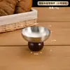 Vaso alto de acero inoxidable 304, vasito para flan, vasito dorado estilo coreano para helado, tazón para helado, tazón para postre de ensalada de bola de nieve