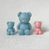 Estilo K de Molde de Urso Urso Gordo Vela Molde de Silicone DIY Aromaterapia Gesso Ornamento Urso Sentado 8304