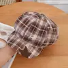 Sombreros de Otoño e Invierno para Mujer, Sombreros Octogonales de Moda, Estilo Británico, Estilo Coreano, Boina Estilo Japonés, Gorras Simples con Visera, Venta al por Mayor y Dropshipping