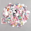 Accesorios DIY para niños: pinzas para el pelo, bolsas de la suerte, pegatinas de nevera con purpurina, accesorios de broches de dibujos animados acrílicos