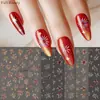 Belleza Total Transfronterizo Nuevas Pegatinas para Uñas Fuegos Artificiales Dorados y Plateados Fuegos Artificiales Coloridos del Festival de Primavera Pegatinas para Uñas Uñas