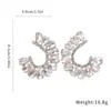 Pendientes de aguja de plata estilo coreano con colgantes de gota de agua tachonados de diamantes, diseño único, pendientes de nicho, lujo ligero, sensación de alta gama, venta al por mayor