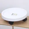 Bandeja Redonda para Macetas con Ruedas, Móvil, Engrosada, Diámetro Grande, Ruedas Universales, Base Resistente para Macetas
