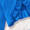 Traje infantil CUDA Comercio Exterior Europeo y Americano Ropa Infantil Primavera Nuevo Estilo Estilo Occidental Vestido Estampado para Niñas Chaqueta de Manga Larga Conjunto de Dos Piezas