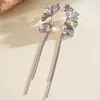 Pendientes Colgantes Ovalados de Circonita Transfronterizos Europeos y Americanos, Moda Retro, Temperamento Exquisito, Lujo Ligero, Pendientes de Alta Gama