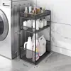 Estantería de almacenamiento junto a la lavadora, estantería de almacenamiento de varios niveles móvil de pie para baño y tocador, estantería de almacenamiento para detergente de lavandería para balcón