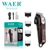 Waer Modelo Transfronterizo Serie Completa Cabeza de Aceite Retro Gradiente Cortapelos Eléctrico Especial para Salón de Peluquería Cortapelos Eléctrico Venta al por Mayor