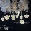 Lustre acrílico multi-cabeça para casamento, luzes de decoração para local de casamento, luzes de corda decorativas para festa de fim de ano, atacado transfronteiriço