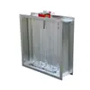Amortiguador de Humo y Fuego para Centros Comerciales y Hoteles Amortiguador de Protección contra Incendios 280 °C Chapa Galvanizada Válvula de Control de Volumen de Aire para Extracción de Humo Eléctrica