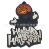 Parches de Halloween de PVC de goma blanda transfronterizos, accesorios de muñeca plana, decoraciones para llaveros, componentes de adorno para bricolaje