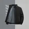 Chaqueta de Trabajo de Otoño con Solapas para Hombre, Abrigo Casual Holgado, Top de Moda Versátil Adelgazante, Estilo de Moda Tendencia