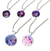 Accesorios de Collar K-Pop de Grupo de Chicas Cazadoras de Brujas Más Vendidos Transfronterizos Collar con Colgante de Piedra del Tiempo Collar de Piedra Preciosa Fábrica al por Mayor