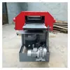 Equipamento de Aparagem de Tábuas de Madeira Antiga na Horizontal, Serra de Alimentação e Fatiamento de Madeira Totalmente Automática, Máquina de Corte e Processamento de Madeira com Borda Semicircular