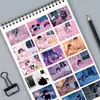 64 Populares Pegatinas Creativas de Graffiti Estilo Pixel IA Decorativas DIY para Cuaderno, Funda de Teléfono, Taza de Agua
