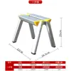 Escalera Doméstica de Doble Cara de Aleación de Aluminio Engrosada Importada de Alemania Escalera para Fotografía al Aire Libre Escalera de Aluminio para Ático de Casa Escalera para Macetas Taburete Extensión
