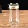 Botellas de Plástico Grueso para Mascotas en Stock para Suplementos de Salud, Botellas de Empaque para Bayas de Goji, Pastillas de Ginseng Americano, Botellas para Cápsulas, Botellas Transparentes Selladas