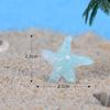 Decoración Bonsái de Planta Suculenta Accesorios de Acuario de Playa Adornos de Micropaisaje Estrella de Mar Estrella de Cinco Puntas Artesanías de Resina