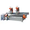 Máquina de corte para carpintería, máquina de grabado CNC multiproceso, doble cabezal doble proceso para muebles, puertas de madera, gabinetes, carga y descarga totalmente automáticas