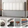 Nova Mesa de Cabeceira Simples e Moderna 2025 Ultrafina Luxo Leve Estofada Macia Cabeceira de Cama Encosto Integrado de Chão Compra Individual