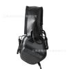 Auriculares tácticos transfronterizos de quinta generación, plegables, para deportes al aire libre, versión sin reducción de ruido, color sólido