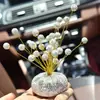 Adorno para el Interior del Coche Estilo Confesión Globo Adorno para el Coche Lindo Princesa Gypsophila Pedrería Adorno para la Sala de Estar Decoración
