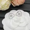 Nuevos Pendientes de Corazón de Resina Incrustados de Diamantes Marca Tb para Mujer, Diseño de Nicho, Moda de Alta Gama, Pendientes de Lujo Ligero, Venta al por Mayor