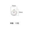 Ventas Directas de Fábrica Acero Inoxidable Presión de Aceite Luna Cuerno Colgante Pulsera Collar Joyería DIY Accesorios Diseño de Nicho