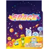 Paquete de 6 Libros de Pegatinas de Gel Transfronterizos Libros Silenciosos Diversión DIY Pegatinas de Escenas Infantiles Juguetes Educativos de Enfoque para Educación Temprana