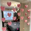 Cortina de porta para quarto feminino, cortina divisória, cortina decorativa para pendurar na porta da sala de estar, instalação sem furar, cortina de pendurar para quarto de menina