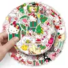 50 pegatinas navideñas de Sanrio personalizadas transfronterizas de dibujos animados lindas decoración festiva caliente para tazas y teléfonos móviles