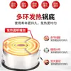 Qianmai Calentamiento Eléctrico Comercial para el Hogar Máquina Automática de Palomitas de Maíz Máquina Eléctrica Esférica de Palomitas de Maíz Máquina de Palomitas de Maíz con Techo