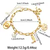 Botas de Estilo Simple con Personalidad de Moda Europea y Americana Transfronteriza Sombrero de Caballo Vaquero Pulsera Metálica Ajustable para Mujer Colgante de Disco