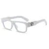 Gafas Protectoras Antiluz Azul con Montura Negra Retro 2026 para Hombres y Mujeres, Gafas Lisas de Gama Alta con un Diseño de Moda y Tendencia