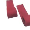 Venta Directa de Fábrica de Cinta de Algodón Puro Acanalado Engrosada en Color Borgoña, Cinta de Tela de Borde Ancho para Ribetes de Ropa, Correas de Equipaje y Accesorios
