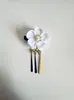 Grampo de Cabelo Borboleta Acessório de Cabelo Sino Crianças Traje Tang Grampo com Franja Traje Antigo Cheongsam Hanfu Acessórios Acessório de Cabelo Flor