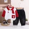 Conjunto de Ropa de Primavera para Niños 2026 Nuevo Estilo Conjunto de Dos Piezas de Manga Larga para Bebés y Niños Lindo Moderno Dropshipping