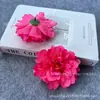 Flores artificiales, cabezas de flor de peonía, materiales DIY para accesorios de pelo de estilo tradicional, flores artificiales de alta calidad y realistas para decoración de escenas
