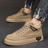 Zapatillas de Lujo Ligero para Hombre, Zapatos Deportivos Casuales de Moda para Estudiantes y Adolescentes, Zapatos de Caña Alta Versátiles para Hombre, Zapatos Planos de Otoño para Hombre