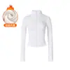 Conjunto de Yoga Directo de Fábrica para Mujer con Cuello Alto y Cierre, Pantalones Largos Casuales de Cintura Alta Adelgazantes, Conjunto de Dos Piezas para Fitness para Mujer
