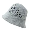 Sombrero de Pescador Transpirable de Verano Hueco para Mujer, Sombrero Cubeta con Protección UV, Estilo Japonés, Versátil, Descubre la Cara, Sombrero de Sol Pequeño de Cubeta