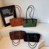 2026 Nuevo Otoño e Invierno Retro Nicho Terciopelo Texturizado Moda Versátil Elegante Simple Casual Bolso de Hombro para Mujer