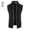 2024 otoño e invierno nuevo comercio exterior chaleco para hombre suéter cárdigan forro polar talla grande chaqueta delgada suéter de cuello alto
