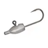 Anzóis com Cabeça de Chumbo para Pesca com Iscas, Anzóis Jigging de Cor Original, Anzóis com Cabeça de Chumbo para Crankbait, Anzóis com Cabeça de Chumbo Tipo Mamilo