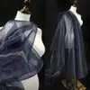 Accesorio de Hilo de Cristal Color Café Dorado Malla de Luz de Agua Alta Densidad Organza Dura Hecho a Mano DIY Arreglo Tejido de Diseñador