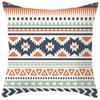 Funda de almohada de piel de melocotón de estilo étnico bohemio transfronterizo, con estampado geométrico retro a color para el hogar